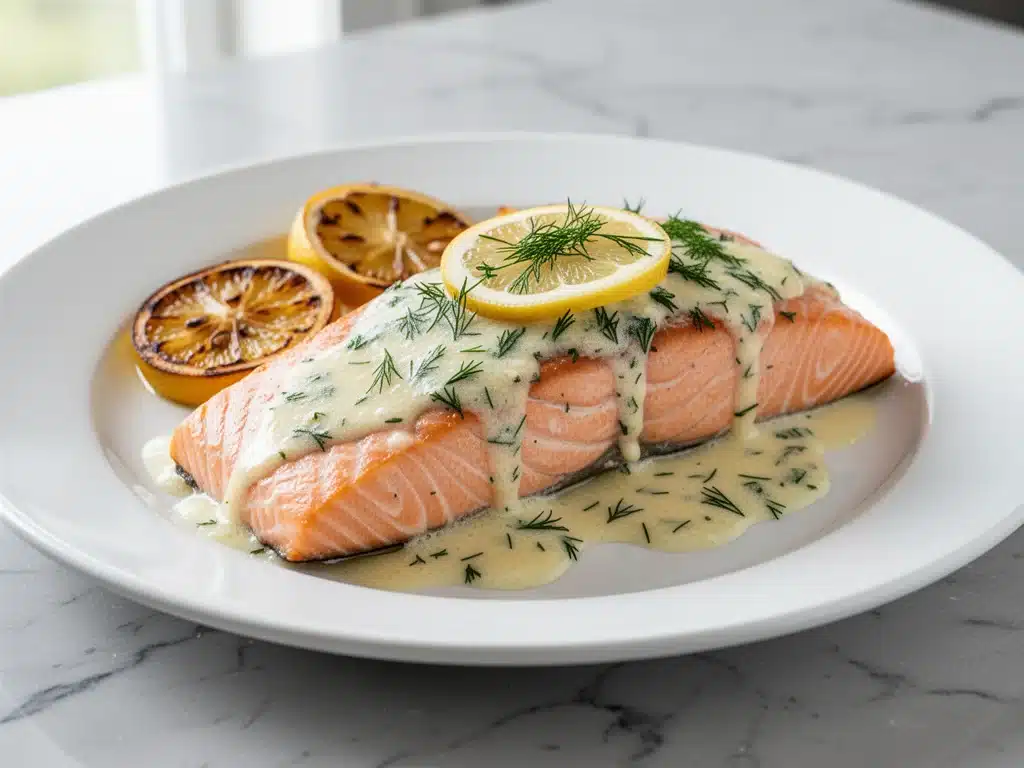 Garlic Butter Baked Salmon - featured image