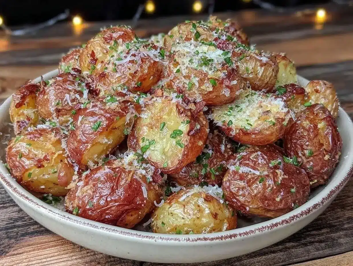 Perfect Garlic Herb Roasted Potatoes: Best Party Side 4 garlic herb roasted potatoes preparation steps