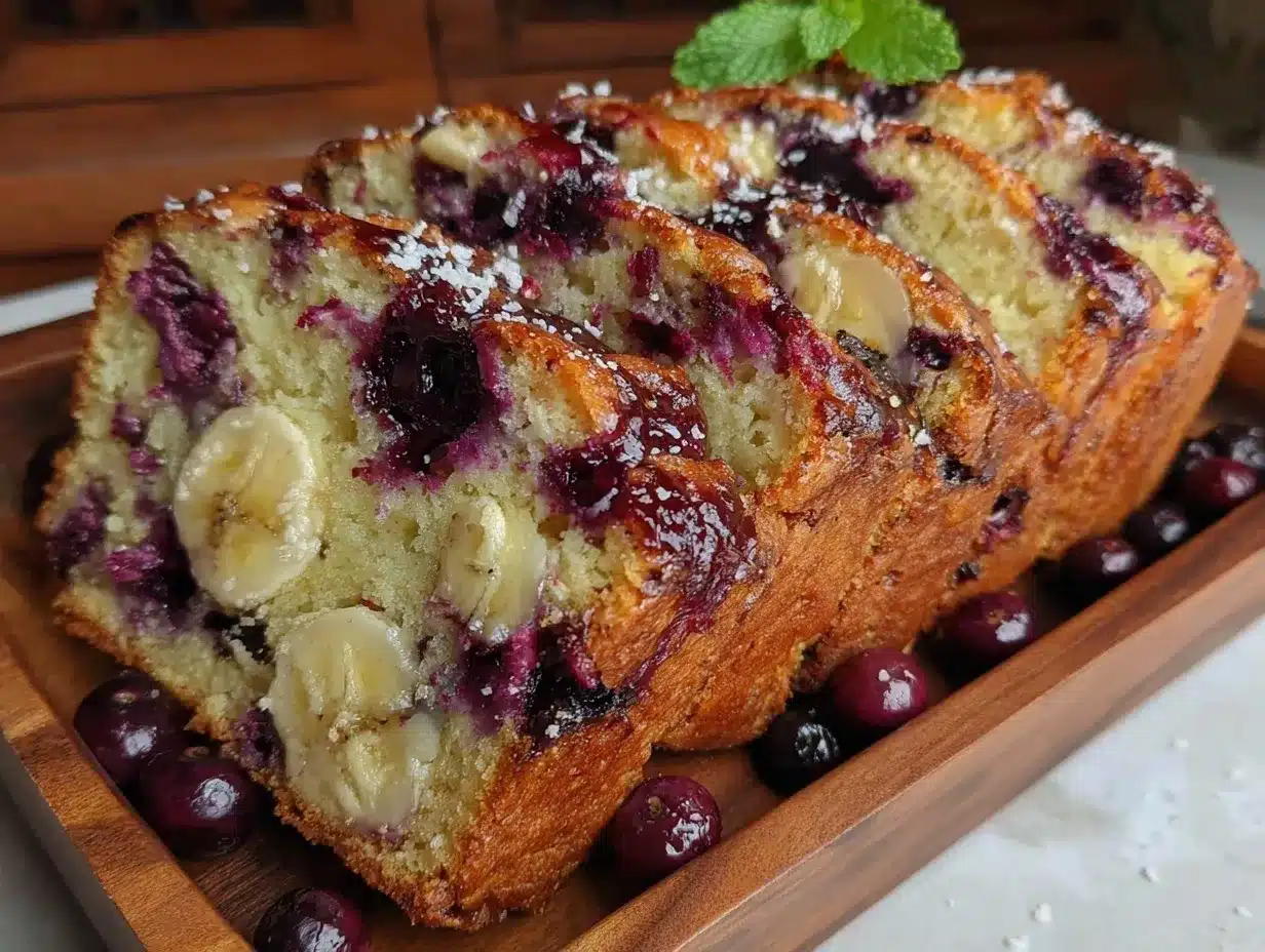 Gluten-Free Blueberry Banana Bread: Perfect Almond Flour Recipe 4 gluten-free blueberry banana bread preparation steps