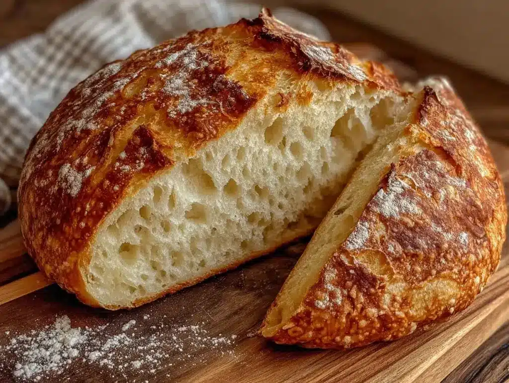 homemade sourdough bread - featured image