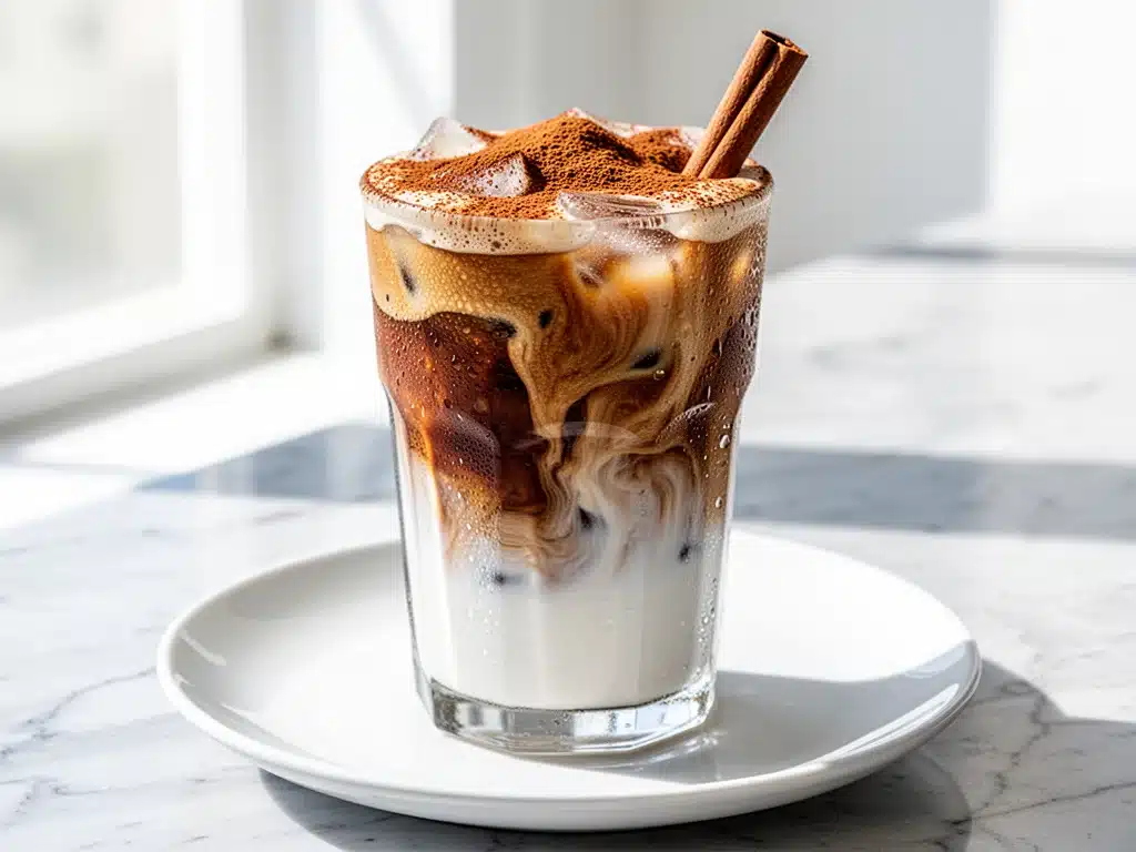 iced brown sugar espresso oat milk latte - featured image