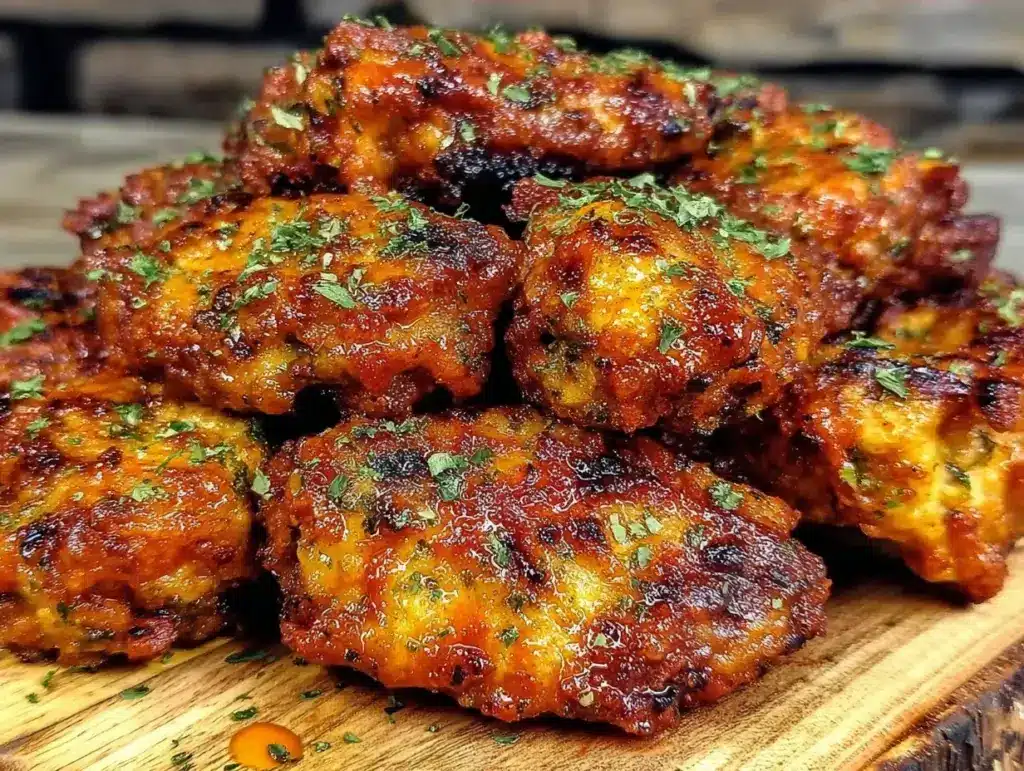 keto crispy air fryer chicken wings - featured image