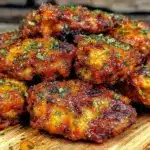 keto crispy air fryer chicken wings - featured image