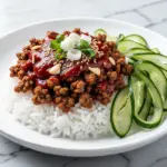 Korean Gochujang Ground Beef Rice Bowls - featured image