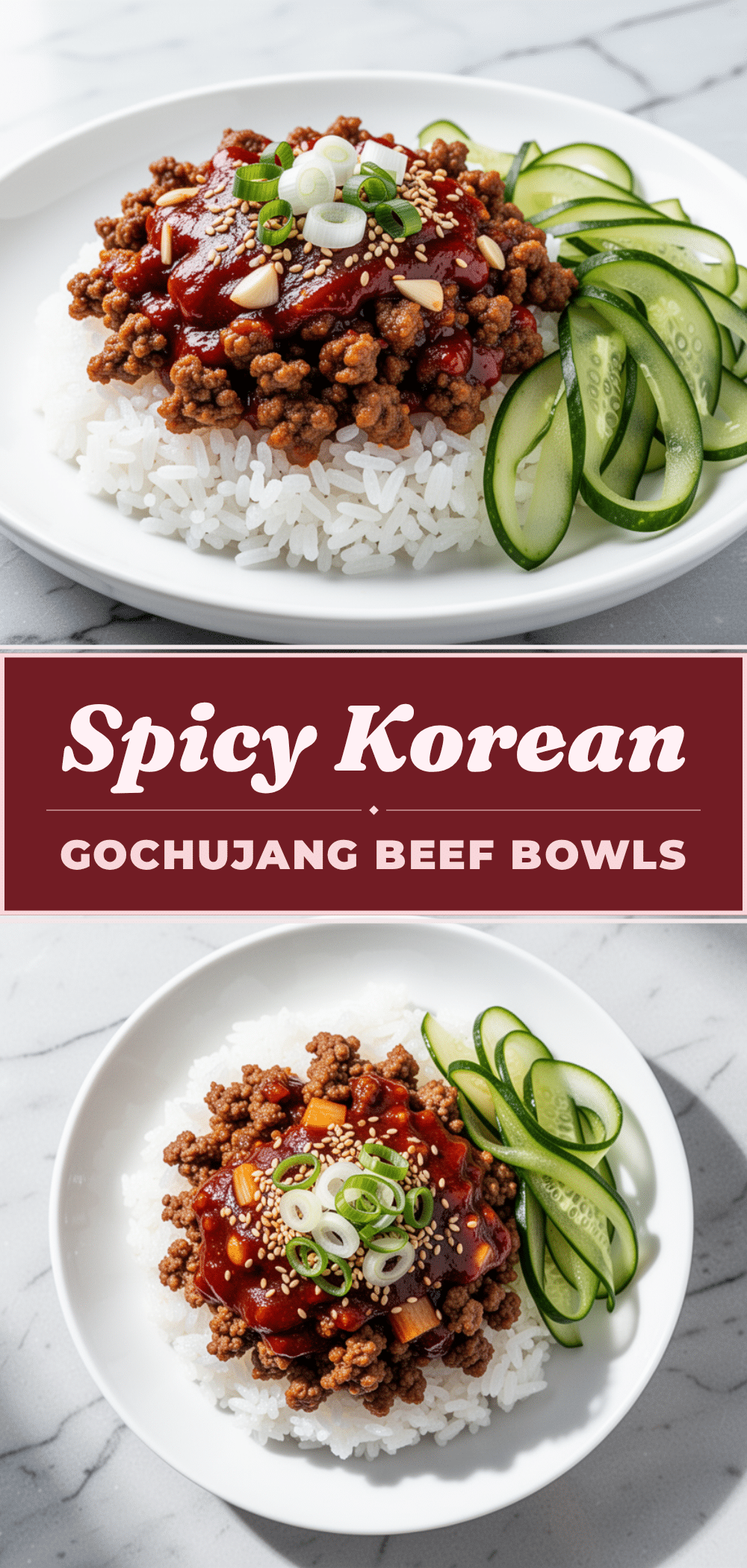 Korean Gochujang Ground Beef Rice Bowls: Easy Weeknight Dinner 5 Korean Gochujang Ground Beef Rice Bowls recipe