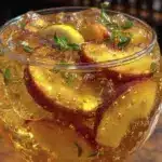 Labor Day Spiked Peach Bourbon Lemonade - featured image