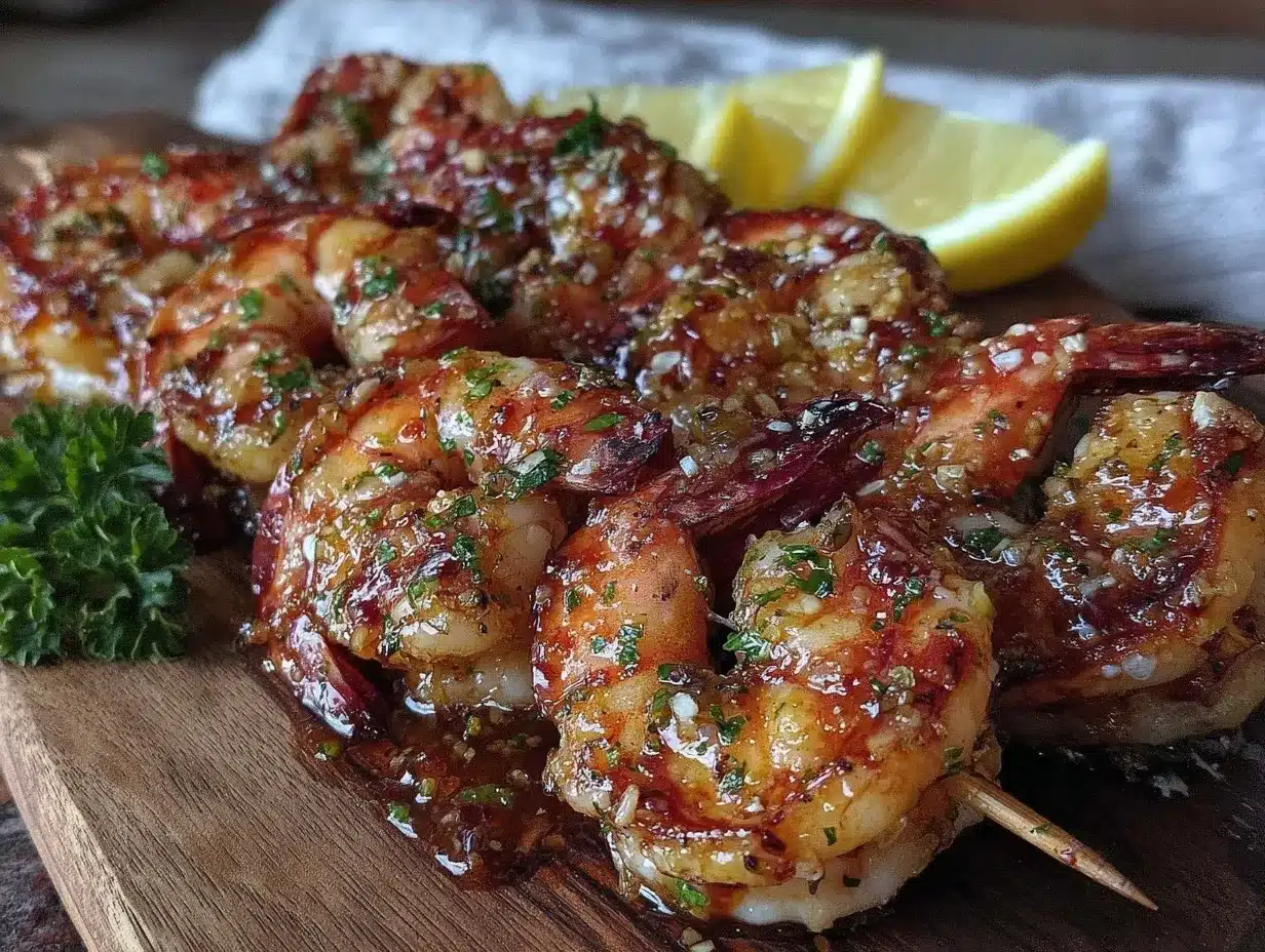 Lemon Pepper Grilled Shrimp Skewers: Best Summer Party Appetizer 4 lemon pepper grilled shrimp skewers preparation steps