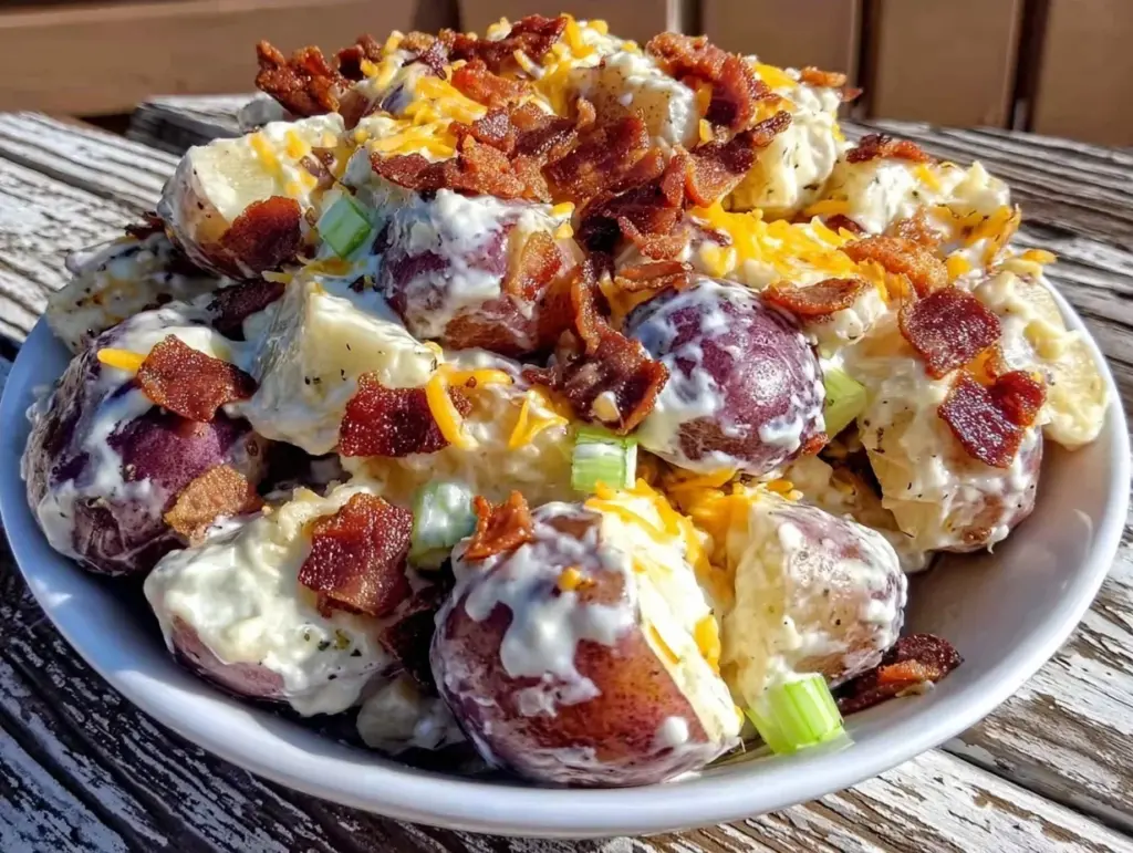 Loaded Bacon Ranch Potato Salad - featured image