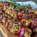 Mediterranean Lemon Herb Grilled Chicken Skewers - featured image