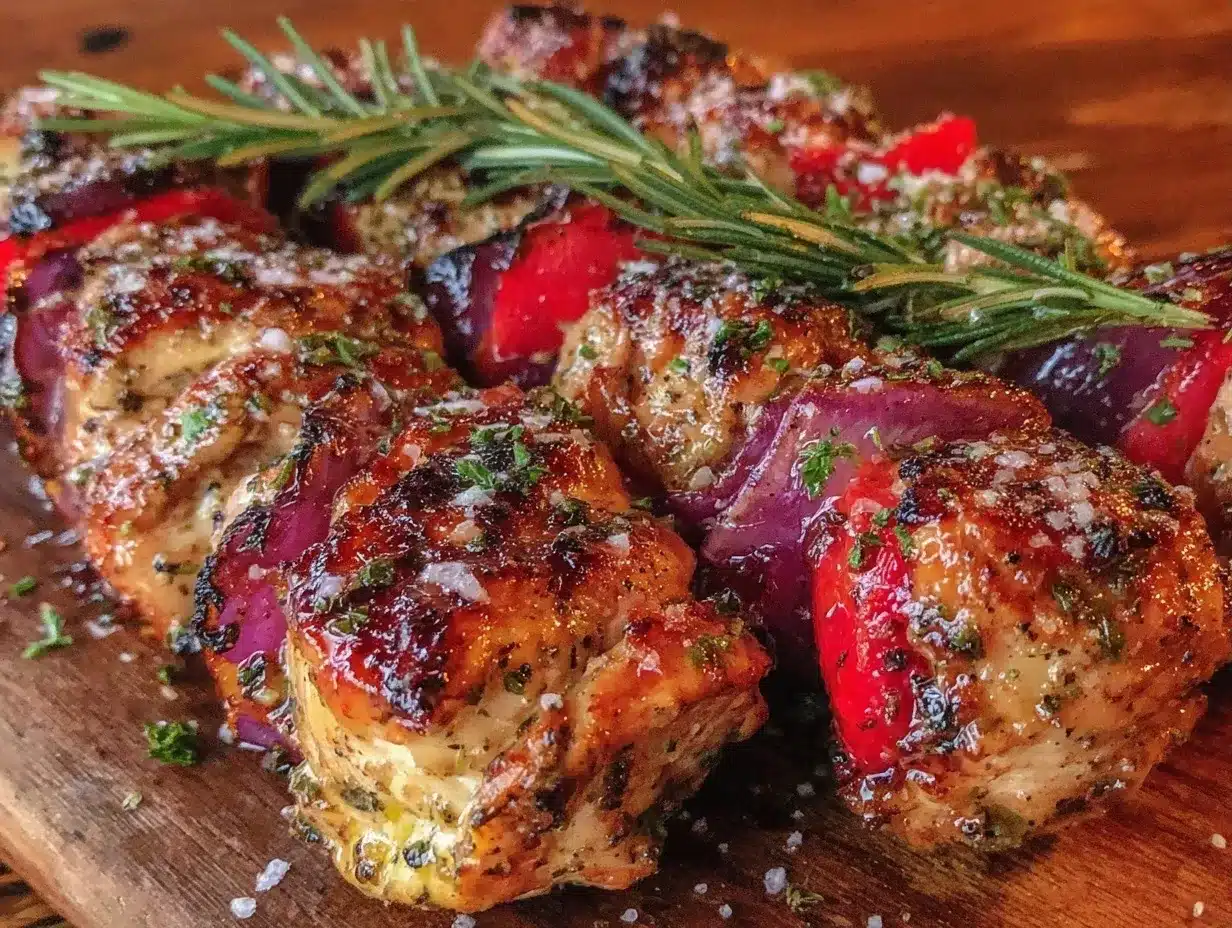 Mediterranean Lemon Herb Grilled Chicken Skewers: 7-Step Easy Summer Recipe 4 Mediterranean Lemon Herb Grilled Chicken Skewers preparation steps