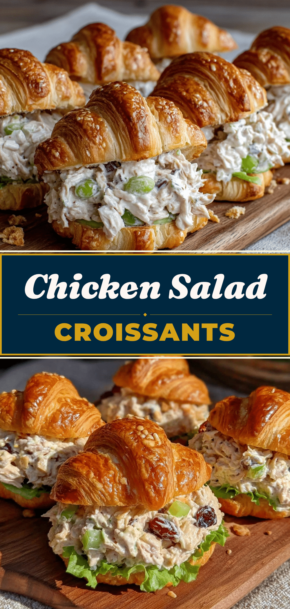 Back to School Mini Chicken Salad Croissant Sandwiches 5 mini chicken salad croissant sandwiches recipe