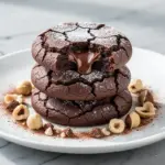 Nutella Stuffed Brownie Cookies - featured image