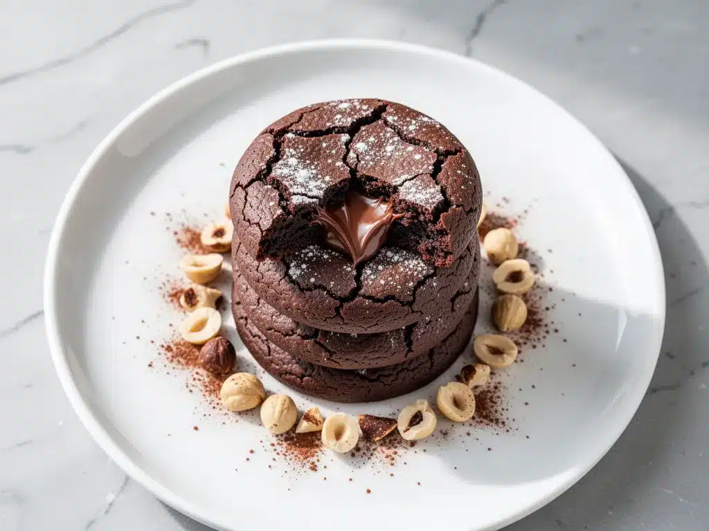 Nutella Stuffed Brownie Cookies: Best Easy Homemade Recipe 4 Nutella Stuffed Brownie Cookies preparation steps