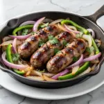Oktoberfest Beer Braised Bratwurst - featured image
