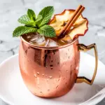 Oktoberfest Salted Caramel Whiskey Apple Cider Mule - featured image