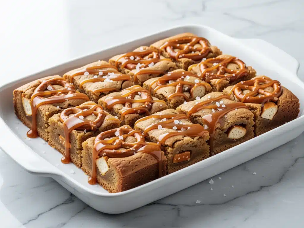 Oktoberfest Soft Pretzel Cookie Bars - featured image