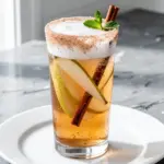 Oktoberfest Spiced Pear Shandy Punch - featured image