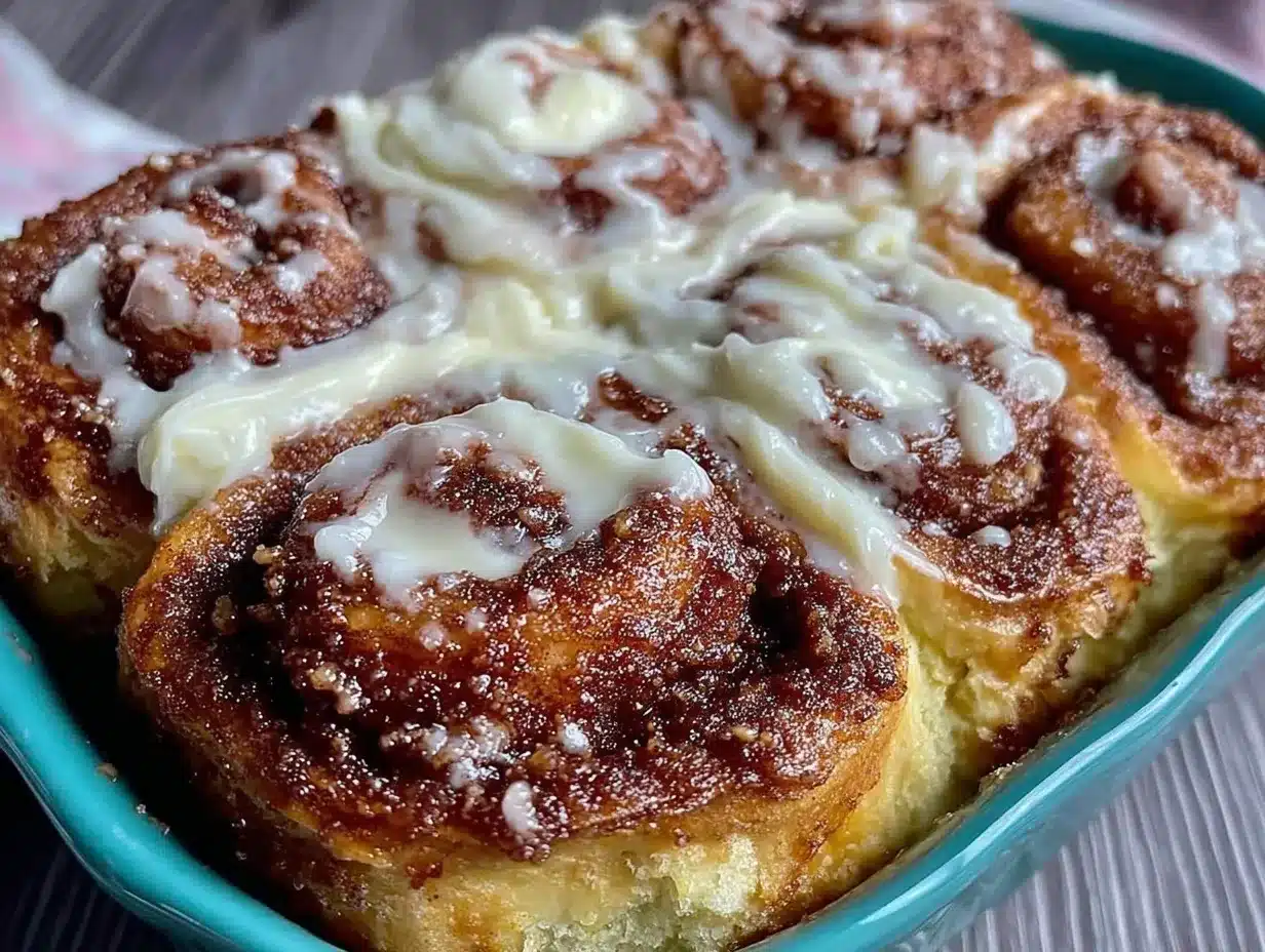 Overnight Cinnamon Rolls: Best Cream Cheese Frosting Recipe 4 overnight cinnamon rolls preparation steps