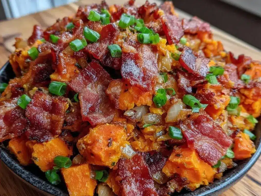 paleo sweet potato breakfast hash - featured image