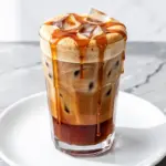 pumpkin spice cold foam iced latte - featured image