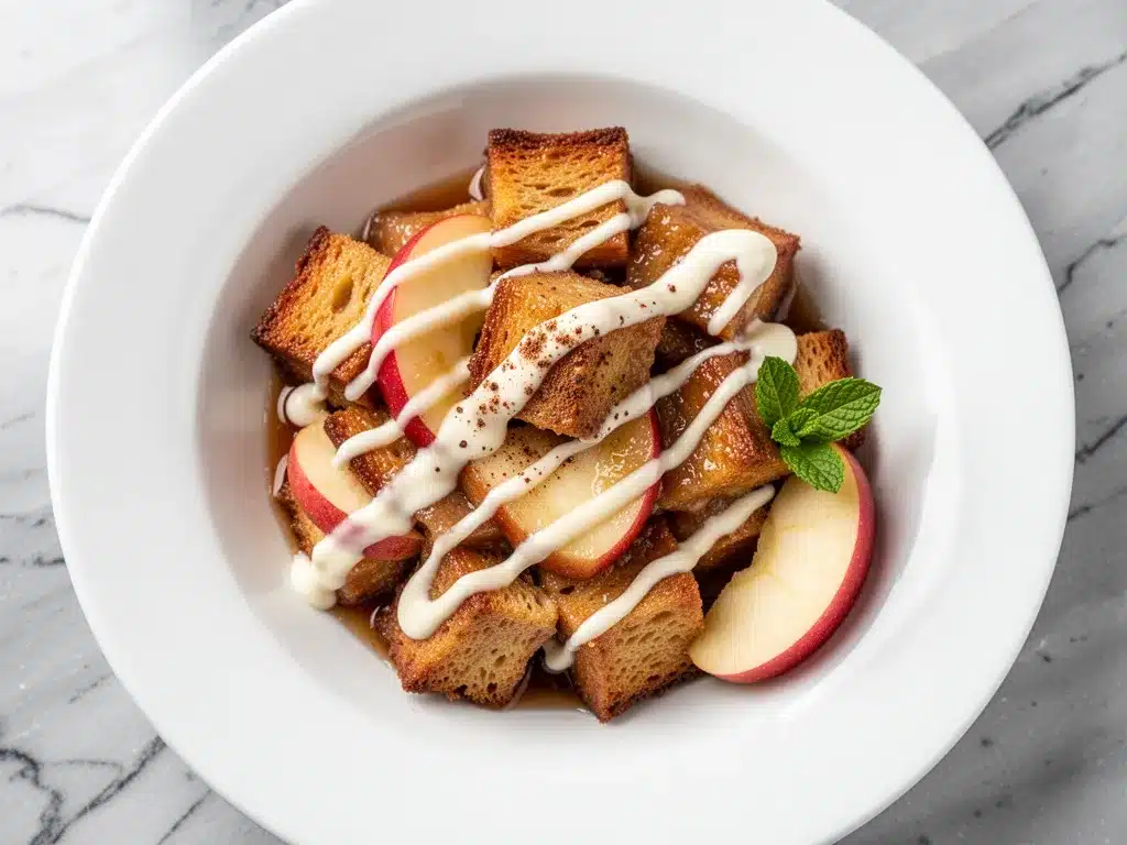 Rosh Hashanah Apple Challah Bread Pudding: 5-Step Easy Holiday Dessert 4 Rosh Hashanah Apple Challah Bread Pudding preparation steps