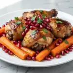 Rosh Hashanah Pomegranate Chicken Thighs - featured image