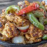 sheet pan chicken fajitas - featured image