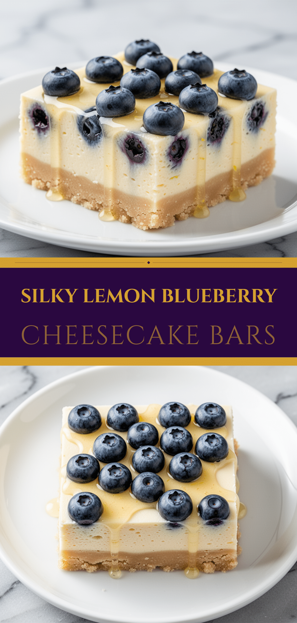 Silky Lemon Blueberry Cheesecake Bars: 4 Easy Make-Ahead Desserts 5 silky lemon blueberry cheesecake bars recipe