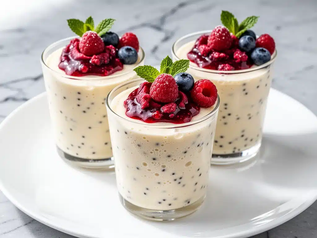 silky vanilla bean cheesecake mousse cups - featured image