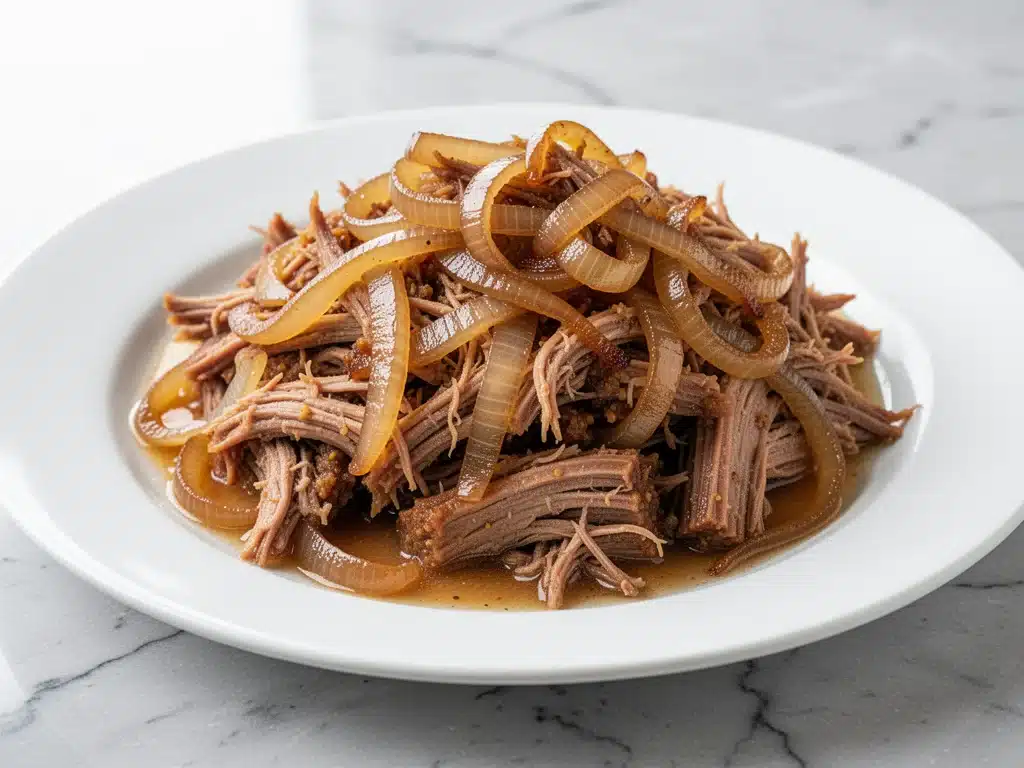Slow Cooker Apple Cider Pulled Pork - featured image