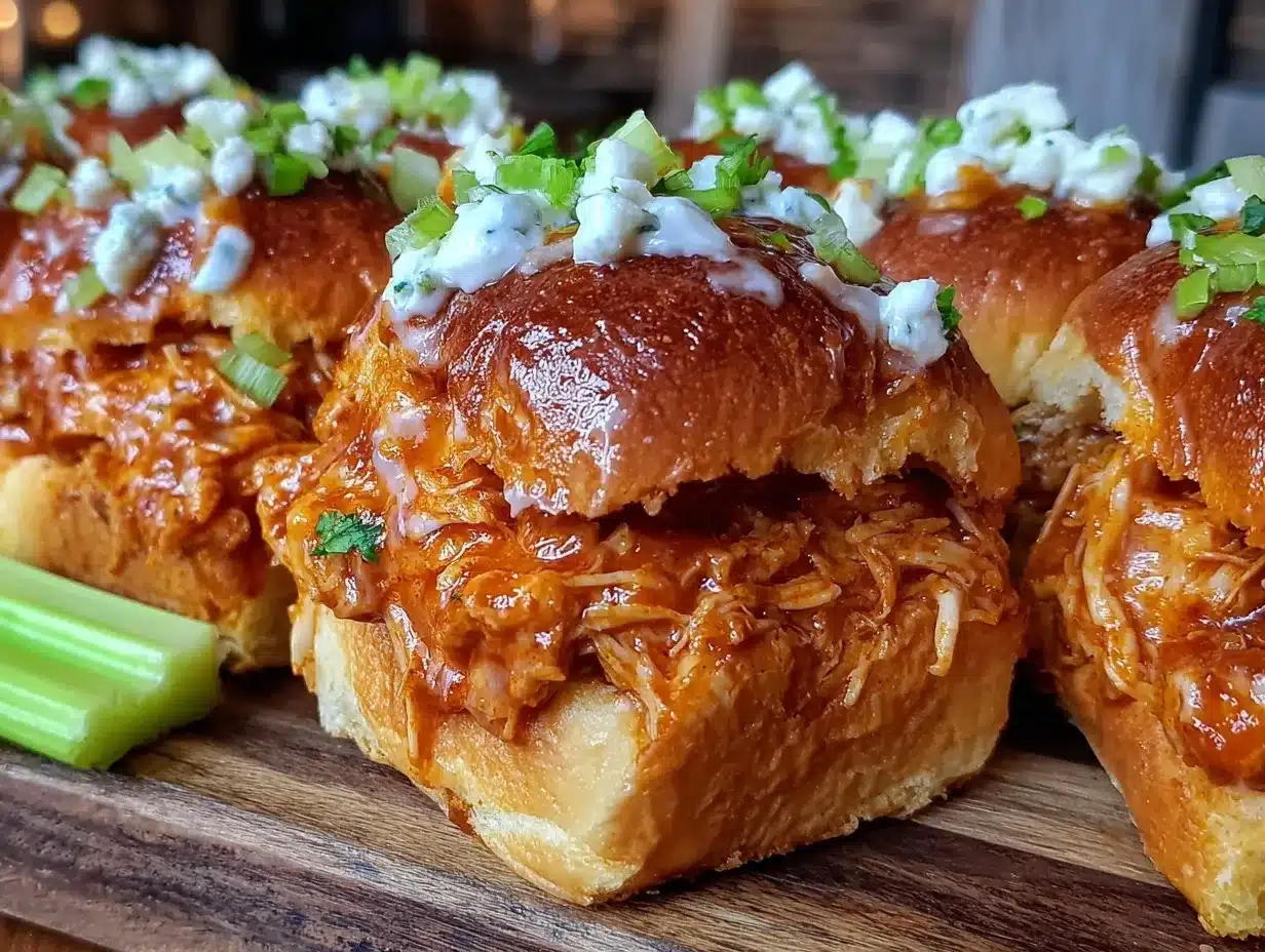 Football Sunday Slow Cooker Buffalo Chicken Sliders: Easy Game Day Party Food 4 slow cooker buffalo chicken sliders preparation steps