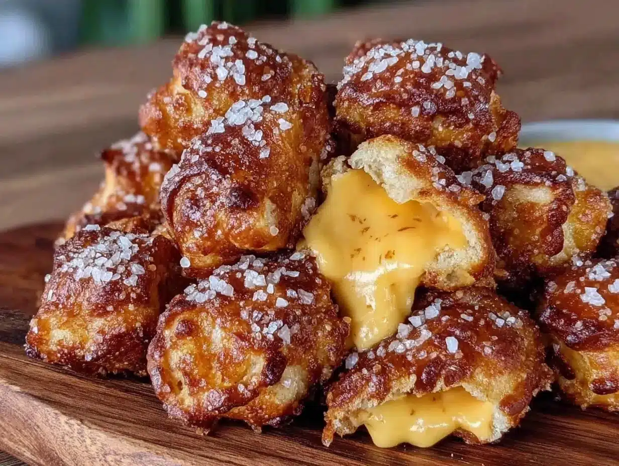 Football Sunday Smoked Beer Cheese Pretzel Bites 4 smoked beer cheese pretzel bites preparation steps