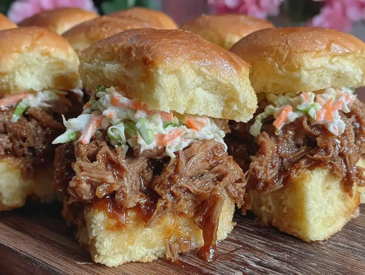 Labor Day Smoked Pulled Pork Sliders: Best Party Dip 4 smoked pulled pork sliders preparation steps