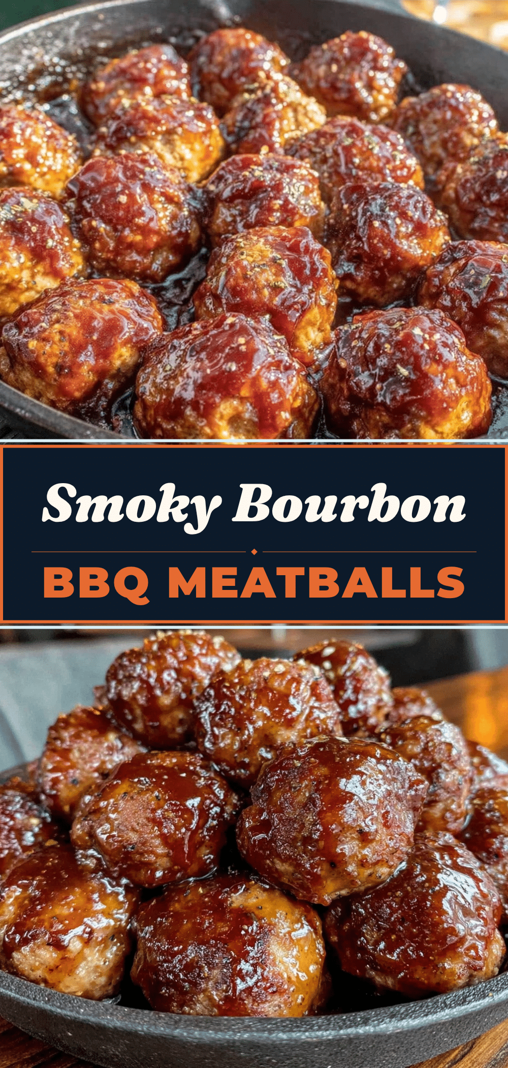 Football Sunday Smoky BBQ Meatballs with Bourbon Glaze 5 smoky BBQ meatballs with bourbon glaze recipe