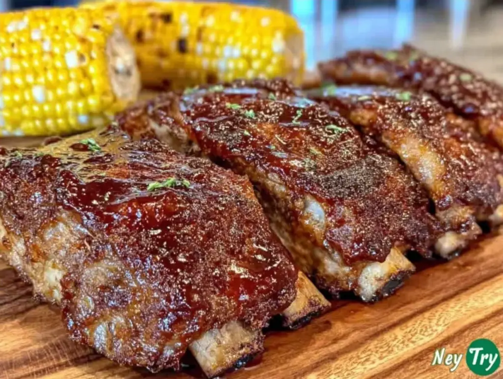 smoky bourbon BBQ baby back ribs - featured image