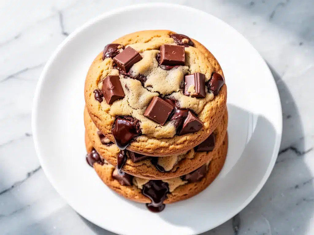 Soft-Batch Bakery-Style Chocolate Chunk Cookies: Easy Homemade Treats 4 soft-batch bakery-style chocolate chunk cookies preparation steps