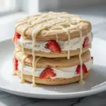 Strawberry Cheesecake Cookie Sandwiches - featured image