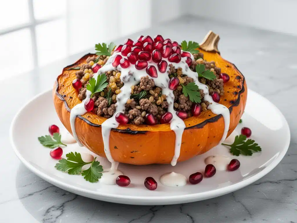 Sukkot stuffed harvest squash - featured image