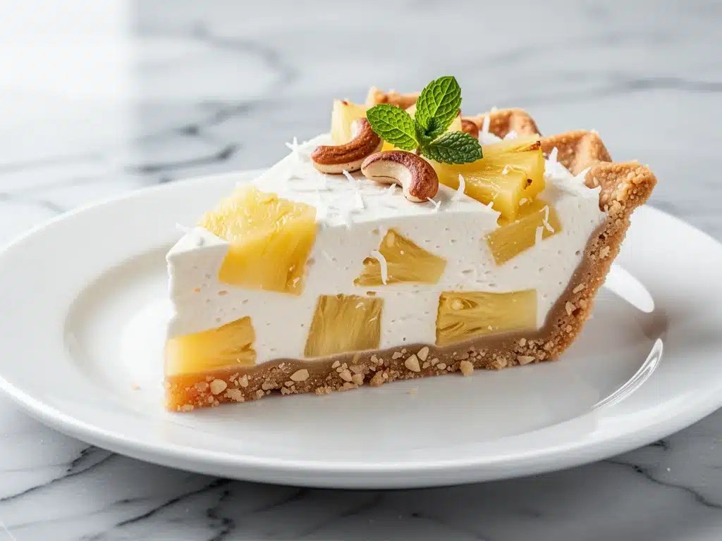 Ultra-Creamy Pineapple Coconut Icebox Pie - featured image
