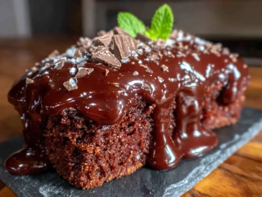Ultra-Moist Double Chocolate Cake - featured image