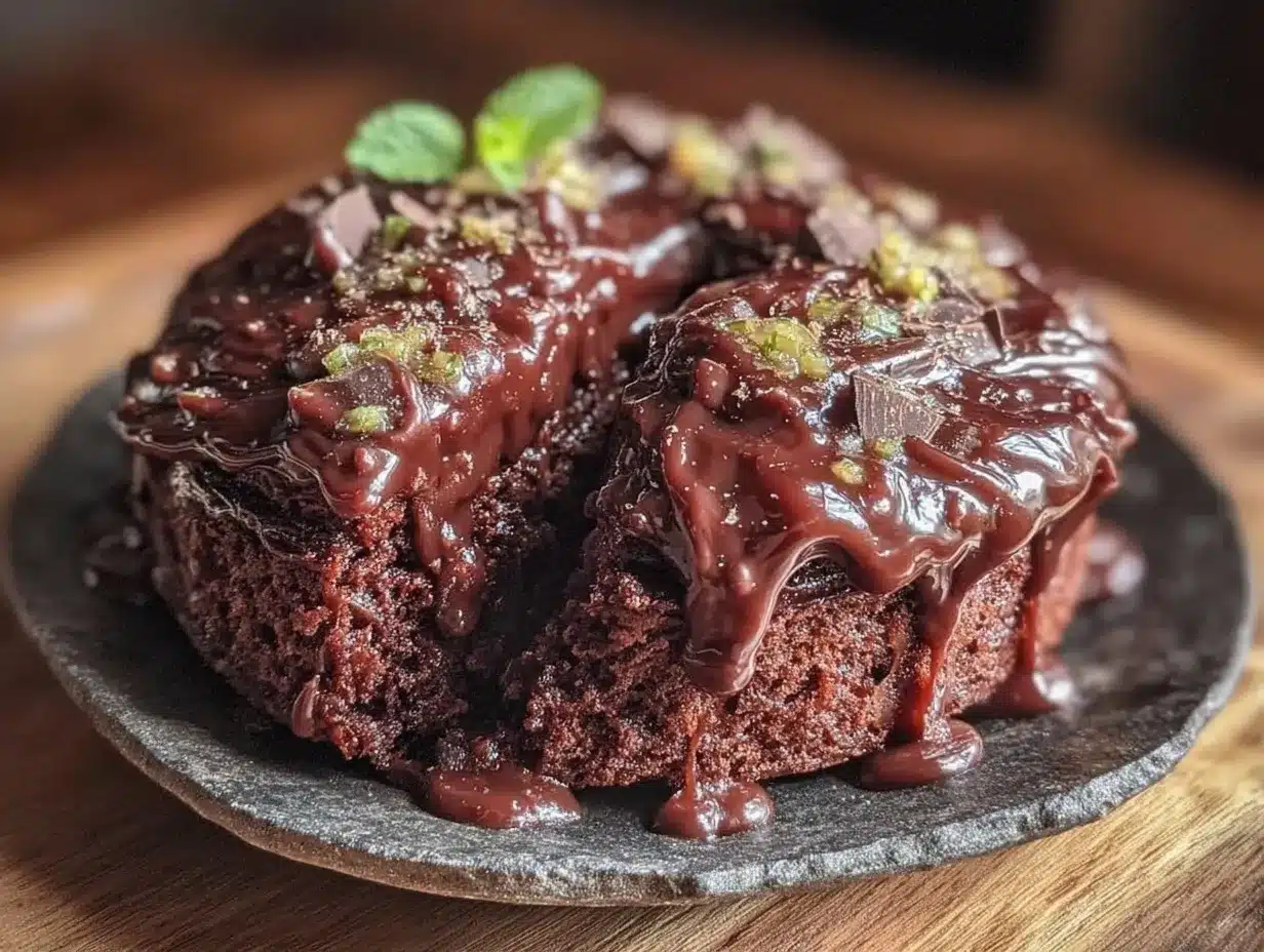 Ultra-Moist Double Chocolate Cake with Ganache Frosting: Perfect Dinner Party Dessert 4 Ultra-Moist Double Chocolate Cake preparation steps